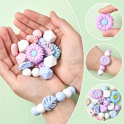 30шт пищевые экологически чистые силиконовые бусины&nbsp;SIL-FS0001-26A