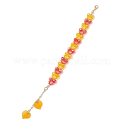 Стекло вышитый бисером браслеты для женщин&nbsp;BJEW-JB12732