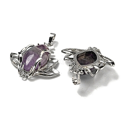Подвески из натурального аметиста &nbsp;G-M434-04P-19