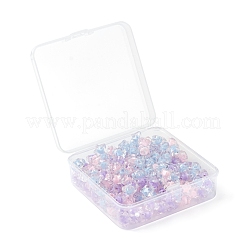 195pcs 3 Farben transparente Acrylperlen&nbsp;TACR-FS0001-06