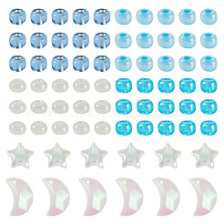 Наборы для самостоятельного изготовления украшений в виде звезд и луны&nbsp;DIY-TA0013-76