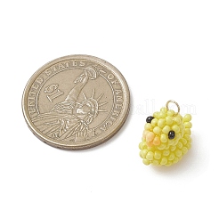 Подвески в виде уток из стеклянных бусин&nbsp;PALLOY-MZ01133-01