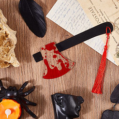 1 шт. акриловые закладки с кисточкой из крови&nbsp;AJEW-CP0009-57B