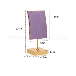 Espositore per collana singola in velluto e metallo&nbsp;PW-WG94442-04