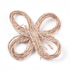 Accessoires d'ornement en lin faits à la main&nbsp;DIY-WH0163-27