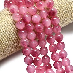 Chapelets de perles en jade de malaisie naturelle&nbsp;G-L645-C01-14mm-30