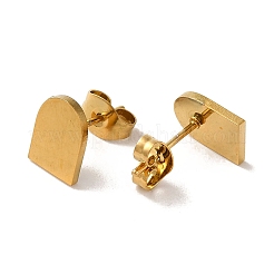 Серьги-гвоздики из нержавеющей стали 304 с вакуумным покрытием PVD&nbsp;EJEW-Z040-11G