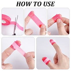 5 рулон 5-х цветной многофункциональный бинт из хлопчатобумажной ткани&nbsp;AJEW-PH0006-78