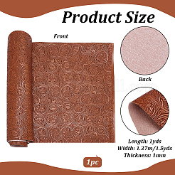Blumenmuster PVC-Lederstoff&nbsp;DIY-NB0015-59B