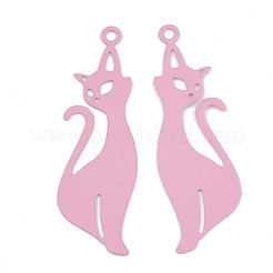 Colgantes de gatito de acero inoxidable 430&nbsp;STAS-S108-17E