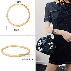Umweltfreundlicher Bambus-Taschengriff für handgefertigte Handtaschen-DIY-Taschen-Accessoires&nbsp;FIND-PH0015-32