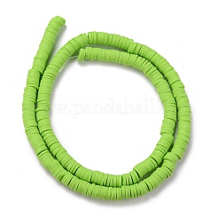 Perles plates en argile polymère fait main rondes&nbsp;CLAY-R067-6.0mm-50