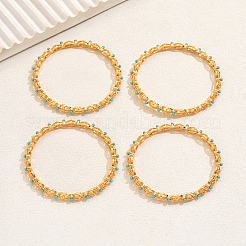 4шт роскошный овальный браслет из цинкового сплава&nbsp;XX0385-3