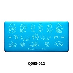 Placas de estampado de uñas de acero inoxidable&nbsp;MRMJ-Q068-012