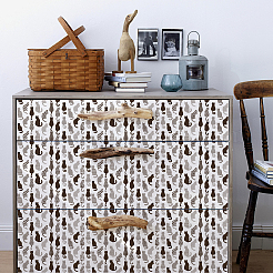 Самоклеящийся трафарет для шелкографии&nbsp;DIY-WH0338-330