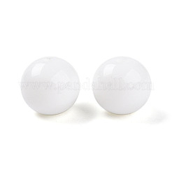 Непрозрачные однотонные стеклянные бусины&nbsp;GLAA-N007-10mm-A06