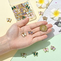 32шт 8 цвета подвески из сплава со стразами&nbsp;FIND-CJ0005-13