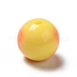 Perle acriliche opache bicolore&nbsp;LS-SACR-K003-03A