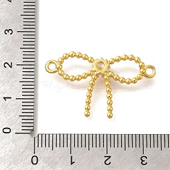 Gestell aus Messing mit Pflastersteinen und klaren Zirkonia-Schleifenverbindern&nbsp;LS-KK-I716-29G