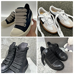 16 пара двухцветных полиэстеровых шнурков&nbsp;FIND-FH0016-66