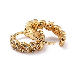 Huggie-Ohrring mit funkelnden Zirkonia-Herzen für sie&nbsp;ZIRC-C025-22G-05