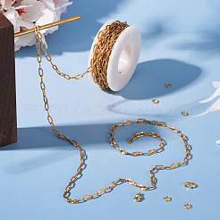 Набор для самостоятельного изготовления цепочек-скрепок из нержавеющей стали 304&nbsp;DIY-TA0009-54