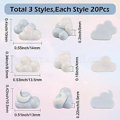 Кабошоны из непрозрачной смолы&nbsp;FIND-SC0020-85