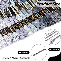 Fils à broder en polyester&nbsp;OCOR-WH20074-13B-01C