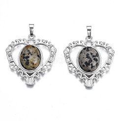 Природные яшмы далматин подвески&nbsp;G-S274-12N