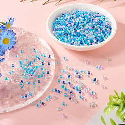 100 г прозрачные стеклянные круглые бусины&nbsp;SEED-TA0001-44D