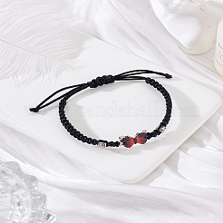 1шт сплав браслет бабочка звено&nbsp;BJEW-LP0004-25B