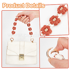 2 шт. хлопковый ремешок для запястья с цветочным узором&nbsp;HJEW-BBC0001-10E