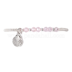 Braccialetti intrecciati con perline di vetro&nbsp;BJEW-MZ00176-04