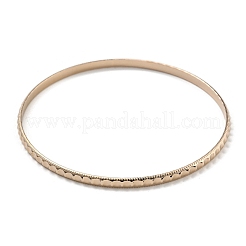 Juego de brazaletes de acero inoxidable 202 con revestimiento al vacío de PVD de 7 colores&nbsp;BJEW-M317-12