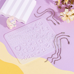 Силиконовые Молды для подвесок в виде сердца и звезды своими руками&nbsp;DIY-TA0010-95