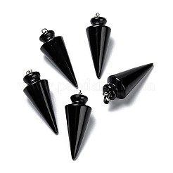 Природные подвески обсидиана&nbsp;LS-G-K311-47B