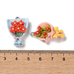 Подвески из непрозрачной смолы&nbsp;RESI-K050-02