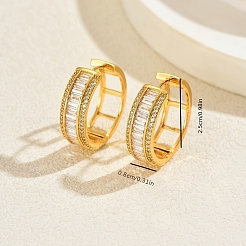 Латунные серьги обруча&nbsp;KZ9800