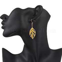 Серьги-подвески из стеклянных бусин ручной работы&nbsp;EJEW-MZ00563