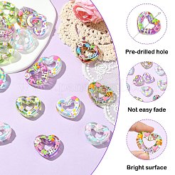 Прозрачные акриловые бусины&nbsp;OACR-CJC0006-26