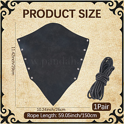 Bracelets viking réglables en cordon polyester&nbsp;AJEW-WH20816-233A-B