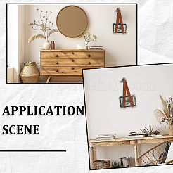 2 шт. настенный держатель-органайзер для журналов из искусственной кожи&nbsp;AJEW-CL0002-23