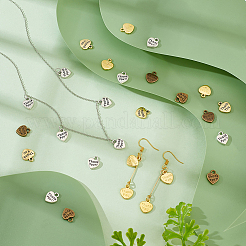 150 шт. 5 цвета подвески из сплава в тибетском стиле&nbsp;TIBEP-FG0001-05