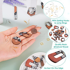 Набор для изготовления двухцветных серег с подвесками своими руками&nbsp;DIY-TA0009-01C