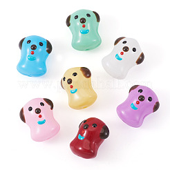 7шт 7 цвета бусины с эмалью лэмпворк ручной работы&nbsp;LAMP-TA0001-76