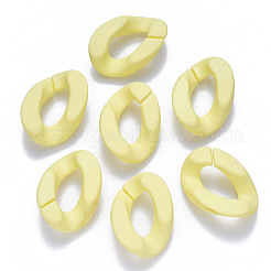 Undurchsichtige sprühlackierte Acrylverbindungsringe&nbsp;OACR-S036-001B-I04