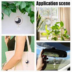 2 шт. лунный натуральный кварцевый кристалл&nbsp;HJEW-DR00186