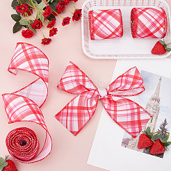 15 ярд полиэстеровой ленты с узором «тартен»&nbsp;OCOR-PH0007-70