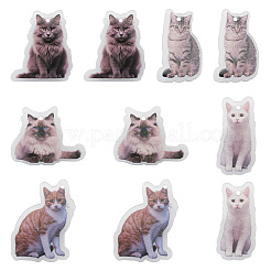 10шт 5 стиля акриловые подвески с принтом&nbsp;OACR-TA0004-13