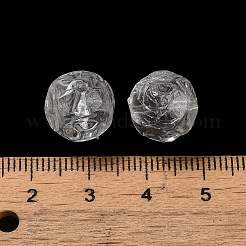 Perle di vetro trasparente&nbsp;GLAA-D025-03G